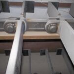 4B forged chain links with welded flights