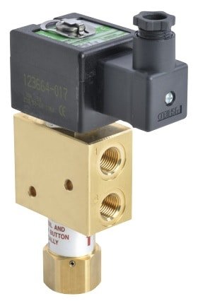 ASCO 327 Solenoid Valves – 1/4 Brass & Stainless Steel, Basic Flow NVR Pilot Valve