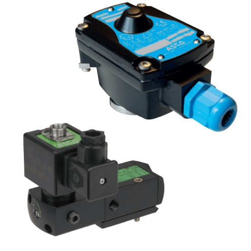ASCO 551-553 Series | Ex ia Intrinsically Safe ATEX IECEx Aluminium Solenoid Valves NAMUR 3/2 NC 5/2 5/3