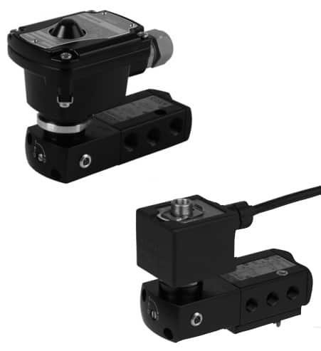 ASCO 551 Solenoid Valves NAMUR – 1/4 – Aluminium 3/2 – 5/2 Pilot Operated 40°C Pilot Valve