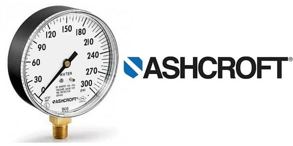 Ashcroft 1005P XUL Fire Protection Sprinkler Service Gauge