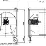 ATEX Fans | Zone 1 Hazardous Area Portable Tank Ventilation Fan | Tank Vent Fan 575