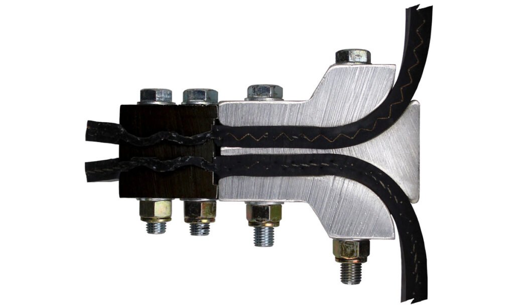 BC elevator belt fastener