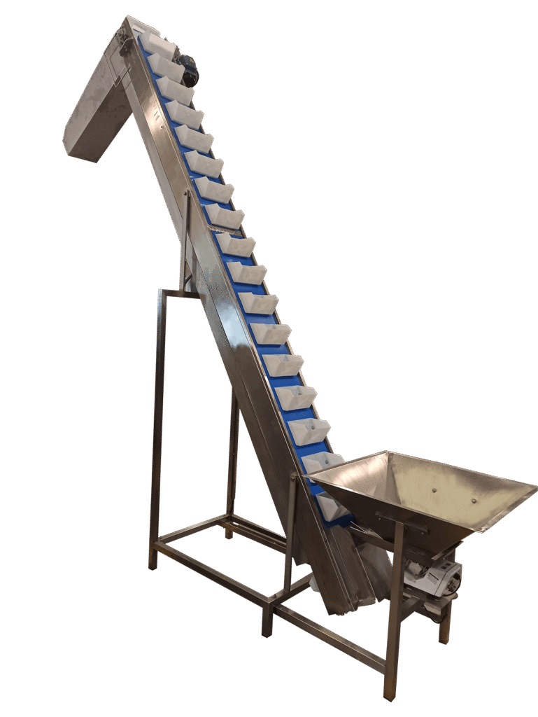 Bucket Elevator for Packaging Lines