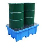 Drum & IBC Spill Pallets (Plastic & Steel Sump Pallets For Containing Hazardous Spills)