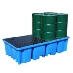 Drum Spill Pallet (Plastic) 205 Litres Drums – Empteezy PP8FW