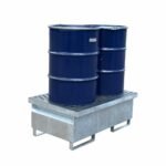 Drum Spill Pallet (Steel) 205 Litres Drums – Empteezy GSP2PG