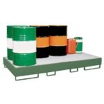 Drum Spill Pallet (Steel) 205 Litres Drums – Empteezy SP8