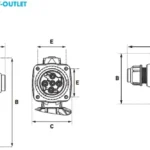 DSN1 Marechal Plugs, Sockets & Decontactors | 20A 500V