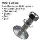 Euro Bolt Metal Bucket Installation - flat holes