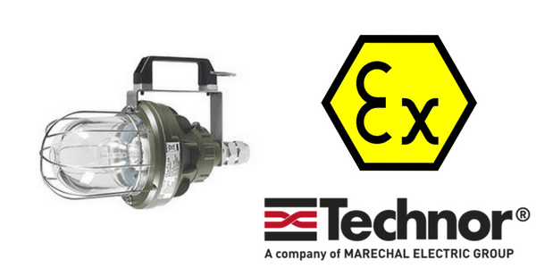 Ex d Lighting – Explosion Proof Hazardous Area Technor EV Portable Wellglass Lighting