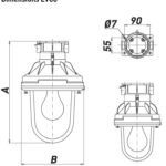 Ex d Lighting – Explosion Proof Hazardous Area Technor EV Wellglass Lighting