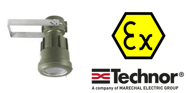 Ex de Lighting – Explosion Proof Hazardous Area Technor LED EV Wellglass Lighting