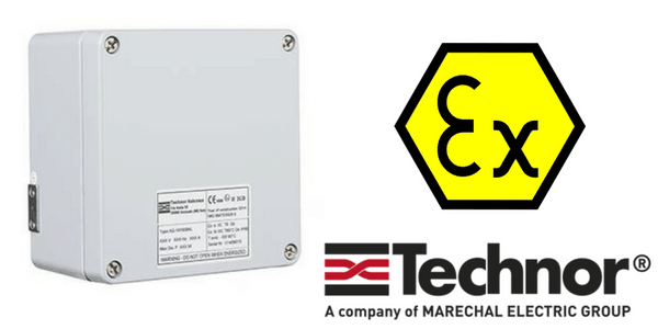 Ex e Junction Boxes – Increased Safety Hazardous Area Technor AQ-AR ALU Low Thickness Junction Boxes