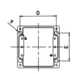 Ex e Junction Boxes – Increased Safety Hazardous Area Technor AQ-AR ALU Low Thickness Junction Boxes