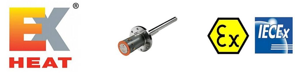 EXHEAT FP-C Hazardous Area Flameproof Removable Core Immersion Heater – ATEX Certified Zone 1 & Zone 2