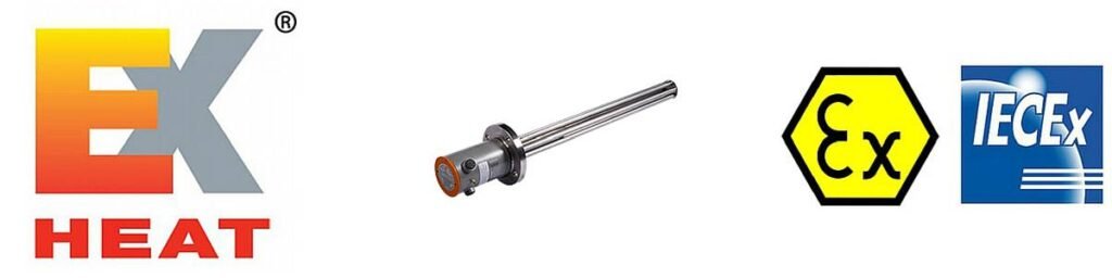 EXHEAT FP-CA Hazardous Area Flameproof Removable Cartridge Immersion Heater – ATEX Certified Zone 1 & Zone 2