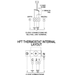 EXHEAT HFT40 Hazardous Area Thermostats | Flameproof Air Sensing Thermostat Zone 1 Zone 2