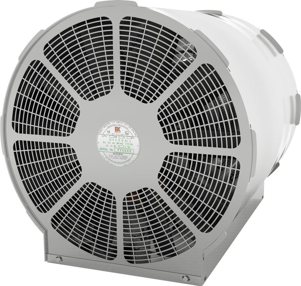 EXHEAT LFH – T2 ATEX Fan Heaters | Hazardous Areas Zone 1 Zone 2