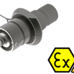 Hazardous Area Connectors | Amphenol Amphe-EX EXM-A00 Flangeless Panel Mount Receptacle (Resin)