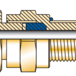 Hazardous Area Connectors | Amphenol Amphe-EX EXM-A00 Flangeless Panel Mount Receptacle (Resin)