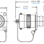 Hazardous Area Connectors | Amphenol Amphe-EX EXM-A01 Fix Inline Receptacle