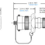 Hazardous Area Connectors | Amphenol Amphe-EX EXM-A03 Flangeless Inline Receptacle