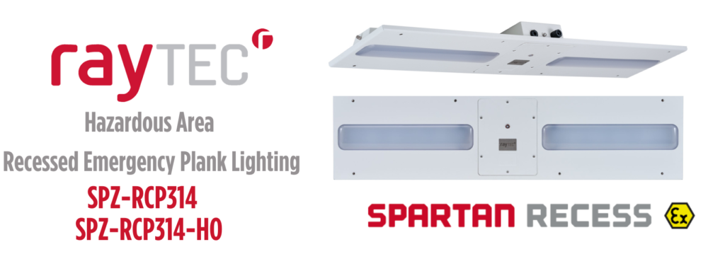 Hazardous Area Recessed Plank Lighting | SPARTAN Recess SPZ-RCP314