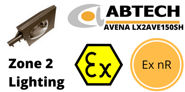 Hazardous Area Street Light Ex nR Zone 2 ATEX | Abtech LX2AVE100SH