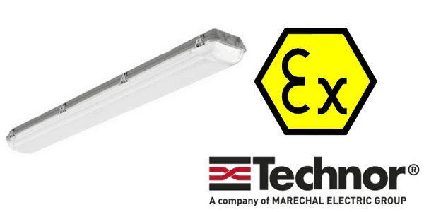 Hazardous Area Technor G2X Fluo Fluorescent Lighting