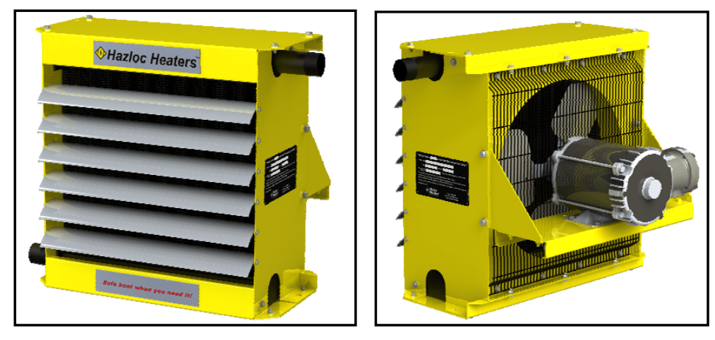 Hazloc HHP2-12 | Hydronic High Performance Heater | Fan Diameter 12″