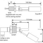 Horizontal Float Switch & Liquid Level Sensor (Stainless Steel) – Deeter 80 Series