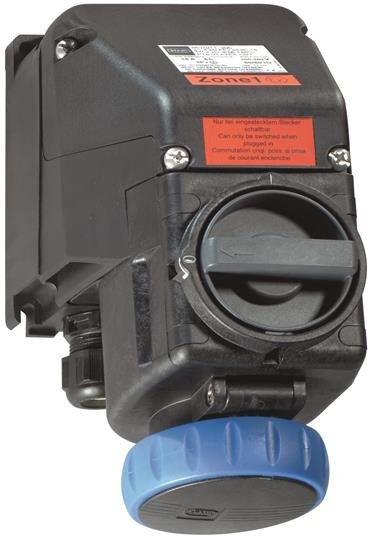 Interlocked Sockets 16A Amps | ABB 216MVS6XW | Hazardous Area Zone 1, 21, 2, 22