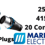 Marechal DN20C Plugs – 20 Contacts 25A 415V IP54/55 Multi-Contact Connectors