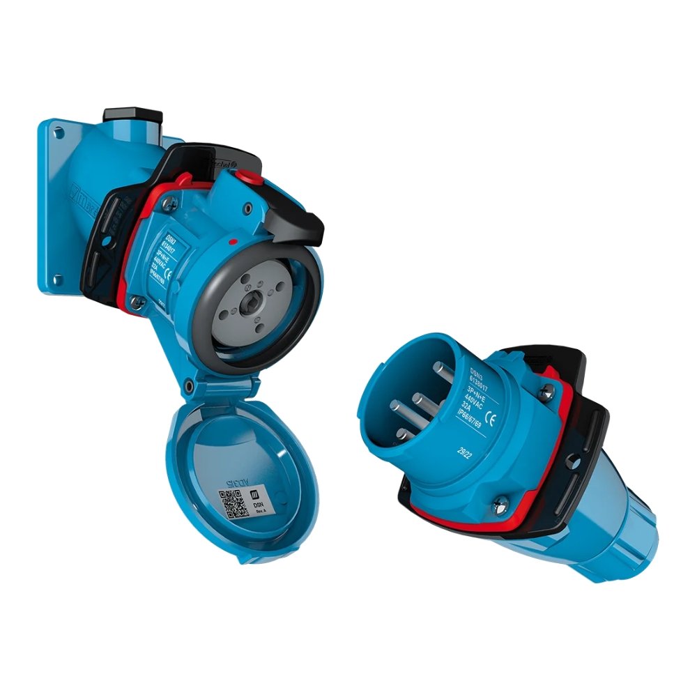Marechal DSN3 Plugs, Sockets & Decontactors | 32A 690V (AC22 AC23 IEC60309)