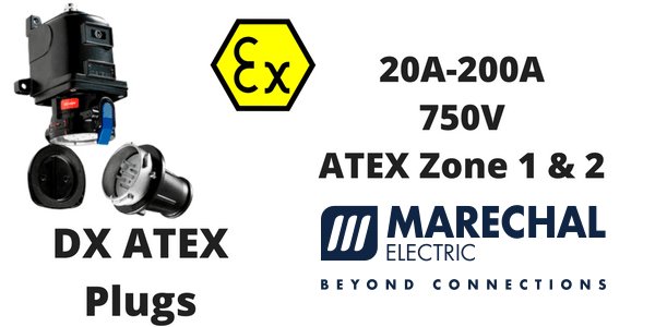 Marechal DX Zone 1 & Zone 2 Hazardous Area ATEX Plugs