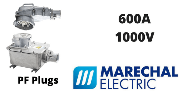 Marechal PF 600Amps Socket Outlets – 1000V IP66/67 Heavy Duty Plugs & Sockets