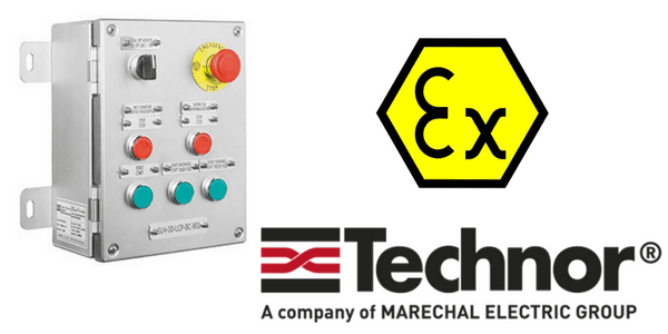 Push Button Control Station (Stainless Steel) Hazardous Area Zone 2 ATEX – Technor EFXE