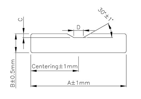 Manganese Wear Rails — dimensions