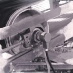 Rotech Rotary shaft Encoder on Open Belt Conveyor