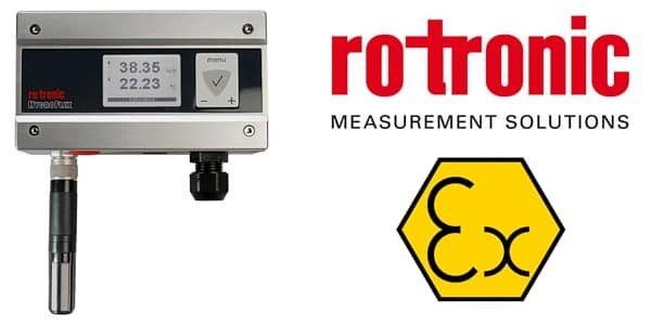 Rotronic Hygroflex5 HF5 EX ATEX & IECEx Hazardous Area Transmitter (Zone 1)
