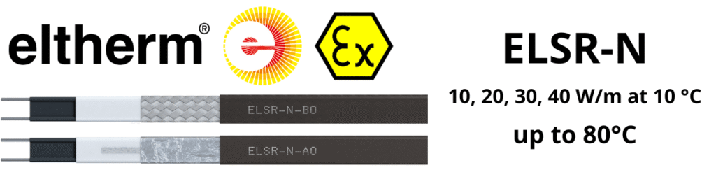 Self Regulating Heat Tracing | Eltherm ELSR-N ATEX Heat Tracing Cable (Up to 80 Degrees Celsius)