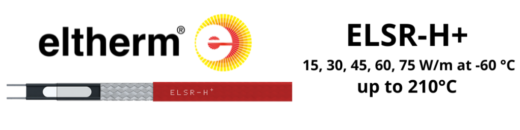 Self Regulating Trace Heating | Eltherm ELSR-H+ ATEX Heat Tracing Cable (Up to 210 Degrees Celsius)