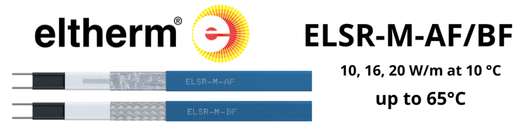 Self Regulating Trace Heating | Eltherm ELSR-M-AF/BF Trace Heating Cable (Up to 65 Degrees Celsius)