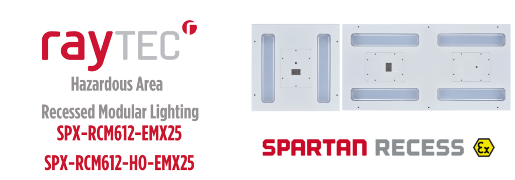 SPARTAN Recess Zone 1 Modular Emergency Hazardous Area Recessed Lights | SPX-RCM612-EMX25