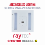 SPARTAN Recess Zone 2 Modular Emergency Hazardous Area Recessed Lights | SPZ-RCM612-EMX25