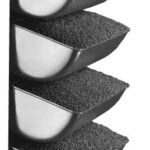 SPS steel buckets, mounted on elevator belt