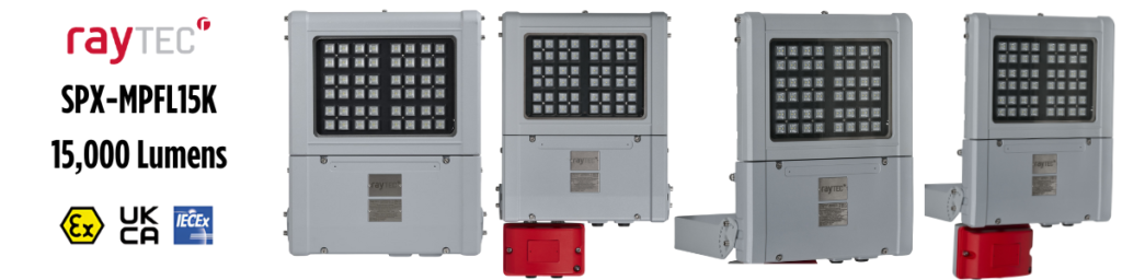 ATEX Floodlight Zone 1 | Raytec SPARTAN Mid Power Flood | Up To 15,000 Lumens