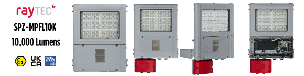 SPZ-MPFL10K | ATEX Floodlight Zone 2 (Mid Power) | 10,000 Lumens