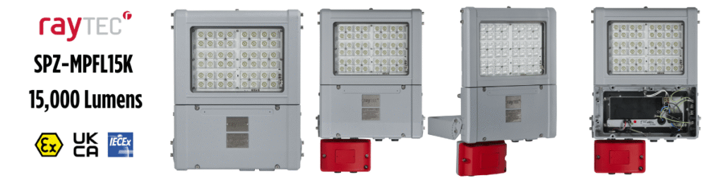 SPZ-MPFL15K | ATEX Floodlight Zone 2 (Mid Power) | 15,000 Lumens
